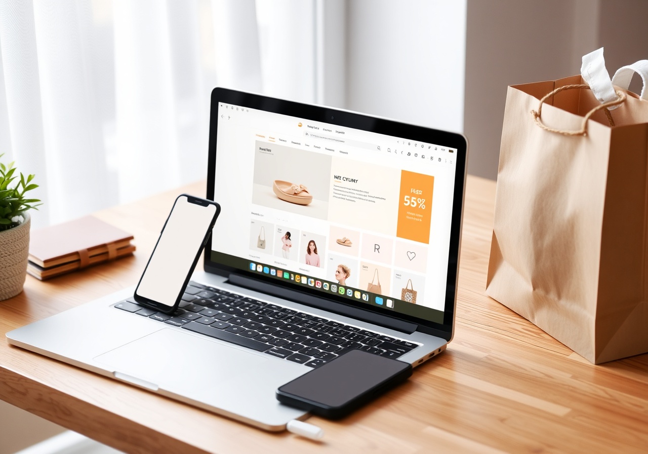Интерфейс редизайна интернет-магазина TechStore